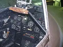Cockpit d’un avion de chasse