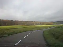 La route vers Vesoul - D 25.