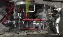 Exemple d'utilisation de robots lors d'une catastrophe industrielle