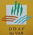Logo de portière des véhicules DFCI de la DDAF du Var en 2006.