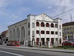 Synagogue de Dabrowa Tarnowska de la seconde moitié du XIXe siècle.