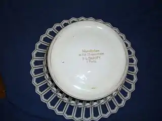 Marque de la Maison Dagoty (après 1804), «&nbsp;Manufacture de S.M. l'Impératrice. P.L. Dagoty à Paris&nbsp;».