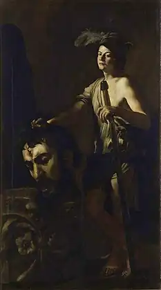 David avec la tête de Goliath, vers 1612, Rome, galerie Borghèse.