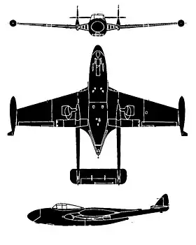 vue en plan de l’avion