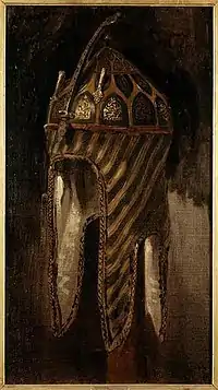 Étude de casque circassienDelacroix, 1826Musée du Louvre.