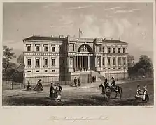 L'ancien palais de justice de Nantes, au XIXe&nbsp;siècle