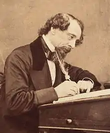 Charles Dickens en 1858.