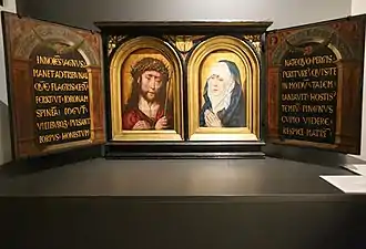 Albert Bouts, Diptyque (vers 1500), prêt temporaire