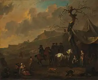 Un Campement, 1478, Musée Boijmans Van Beuningen, Rotterdam.