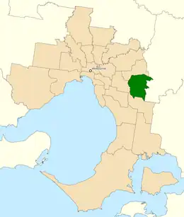 Carte de la circonscription.