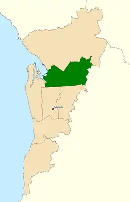 Carte de la circonscription.