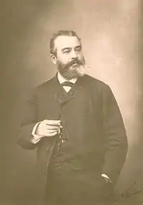 Son père, le Dr Adrien Proust, vers 1890.