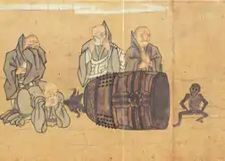 Rouleau 2 : le moine est retrouvé carbonisé sous la cloche après le passage du serpent.