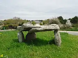 Le dolmen de Ty-er-Mané.