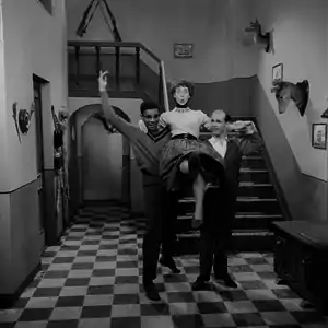 Donald Jones, Mimi Kok et Henk van Ulsen (nl) en 1958.