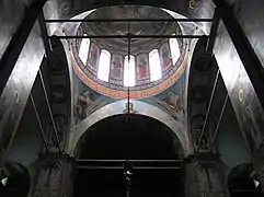 L'intérieur : une voûte,