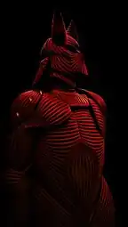 Armure du prince Dracula (Gary Oldman) dans le film Dracula réalisé par Coppola (1992).