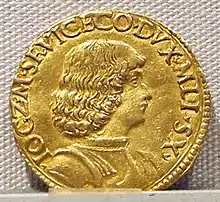 La face d'une pièce de monnaie porteuse d'un visage