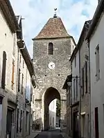 La tour de l'Horloge, côté ouest (oct.&nbsp;2012).