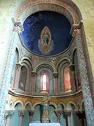 L'absidiole sud romane.