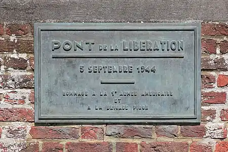 Pont de la Libération au-dessus de la Dyle à Ottignies.