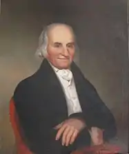 Portrait de Elijah Bosley (1740-1841), huile sur toile 73&nbsp;×&nbsp;62&nbsp;cm, vers 1825.