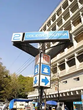 Accès à la station.