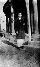 Ebrahim Pourdavoud (en) à Visva-Bharati en 1933