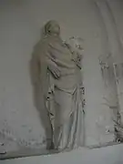 Vierge à l'enfant du XIVe siècle.