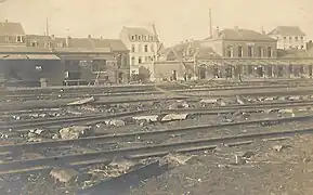 Pendant la Première Guerre mondiale.