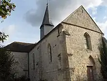 Vue depuis le nord-ouest.