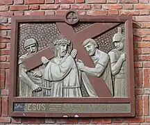 Chemin de croix: station V.