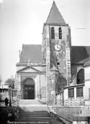 Église en 1892 (photographie de Paul Robert).