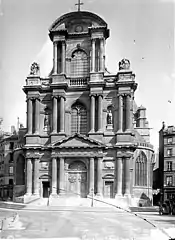 Façade ouest en 1892.