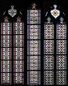 Verrières des chapelles rayonnantes nord et sud