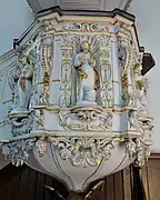 Cuve de la chaire, de face (2010).