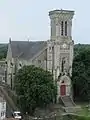 L'église vue de château.