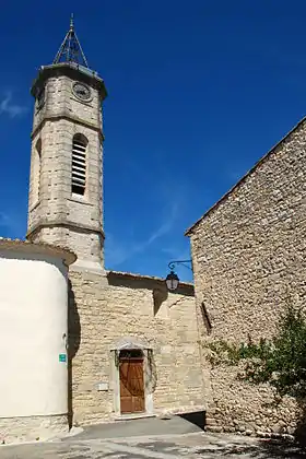 Le clocher et la façade méridionale.
