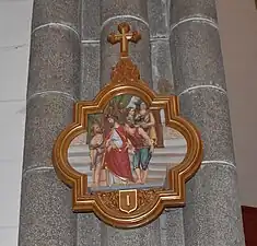 Chemin de croix - Première station.