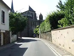 Chevet de l'église.