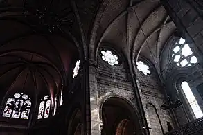 Voûte du bras sud du transept