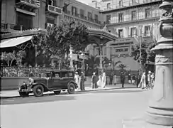 L'entrée principale place de l'Opéra