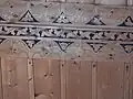Einigen, église réformée, détail du plafond. Diablotin caché dans le décor, vers 1500.
