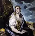 Le Greco, La Madeleine repentante, vers 1577.