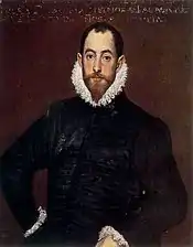 El Greco, Portait d'un gentilhomme de la Maison de Leiva (1580)