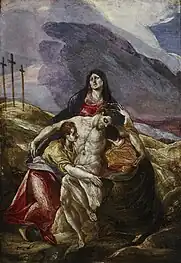 El Greco,Pietà, 1571-1576