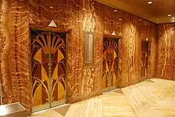 Ascenseurs dans le Chrysler Building.