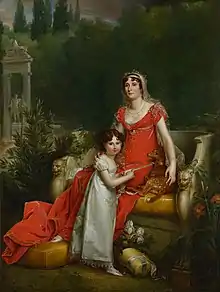 Élisa et sa mère par François Gérard, 1811.