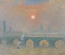 Waterloo Bridge, London (1918) par Émile Claus, collection privée