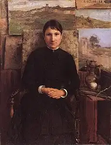 Portrait de Madame Petitjean, Émile Friant, 1883.